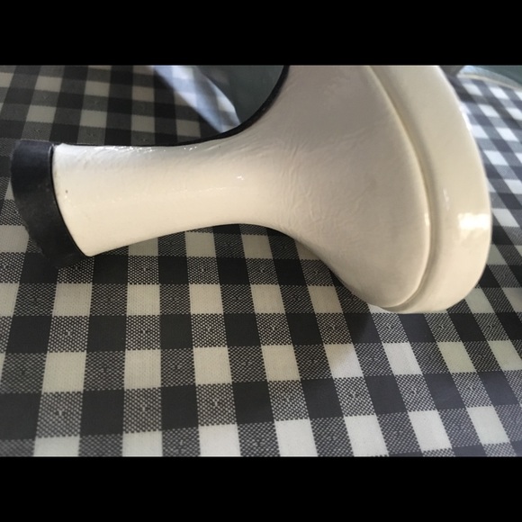 Cynthia Rowley White Patent Leather Sling Backs - Picture 7 of 8